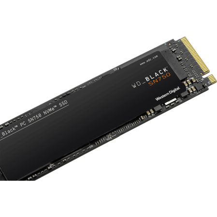 Внутренний SSD-накопитель 500Gb Western Digital Black SN750 (WDS500G3X0C) M.2 2280 PCIe NVMe 3.0 x4