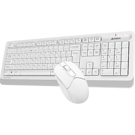 Клавиатура+мышь A4Tech Fstyler FG1012 White USB