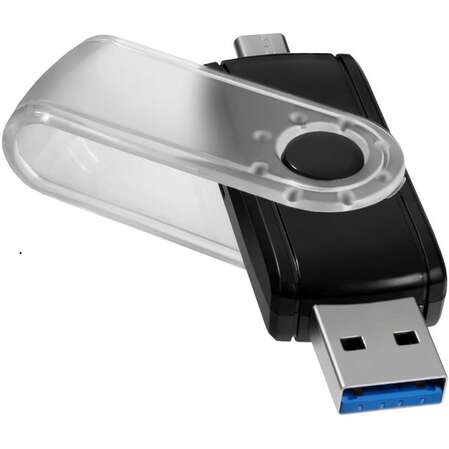 Card Reader внешний GiNZZU, (GR-589UB) Черный USB3.0/OTG microUSB