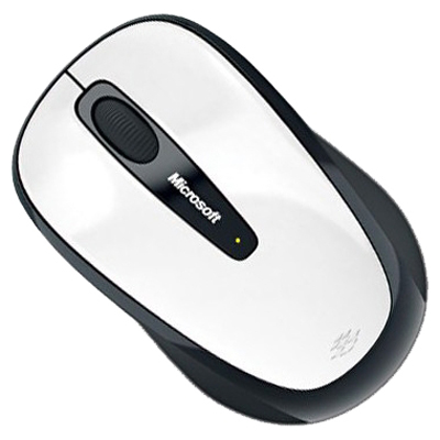 Мышь Microsoft Wireless Mobile Mouse 3500 USB бело-черный GMF-00294