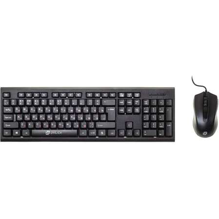 Клавиатура+мышь Oklick 621M Black