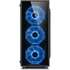 Корпус ATX Miditower Sharkoon TG4 Tempered Glass Blue Led Black