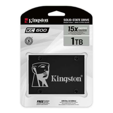 Внутренний SSD-накопитель 1024Gb Kingston SKC600/1024G SATA3 2.5" KC600  Series