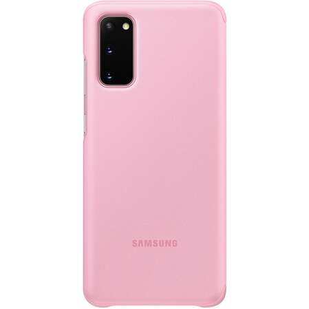 Чехол для Samsung Galaxy S20 SM-G980 Smart Clear View Cover розовый