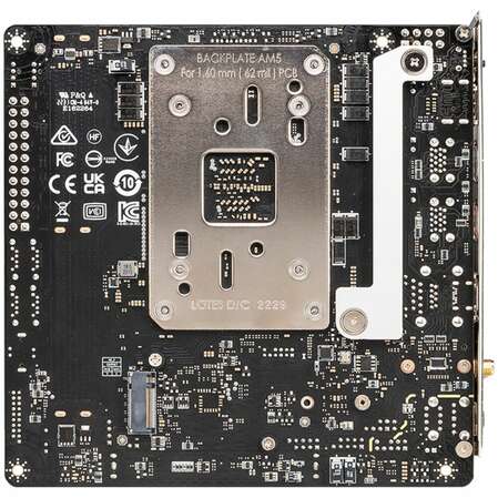 Материнская плата MSI MPG B650I Edge WiFii Socket-AM5 AMD B650 2xDDR5, 4xSATA3, RAID, 2xM.2, 1xPCI-E16x, 5xUSB3.2, 1xUSB3.2 Type C, HDMI, WiFi, 2.5Glan, mini-ITX Ret