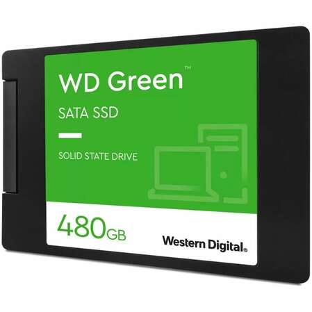Внутренний SSD-накопитель 480Gb Western Digital Green WDS480G3G0A SATA3 2.5" 