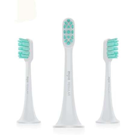 Насадка для электрической щетки Xiaomi Mi Electric Toothbrush Head Regular (3 шт.) (светло-серый)