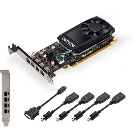 Видеокарта PNY NVIDIA Quadro P600 (VCQP600-PB) 2048Mb