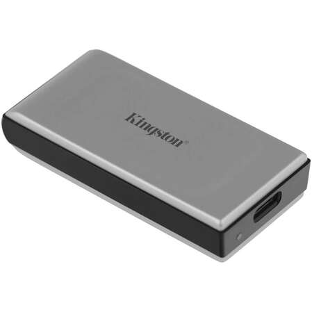 Внешний SSD-накопитель 1Tb Kingston XS2000 SXS2000/1000G (SSD) USB 3.2 серебристый