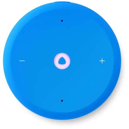 Умная колонка Яндекс Станция Лайт 2 с голосовым помощником Алиса Blue