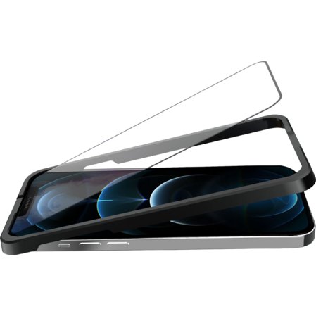 Защитное стекло для Apple iPhone 12 Pro Max SwitchEasy Glass Pro с черной рамкой