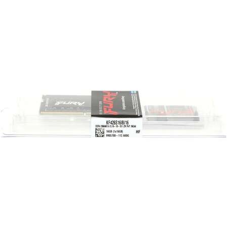 Модуль памяти SO-DIMM DDR4 16Gb PC21300 2666Mhz Kingston Fury Impact (KF426S16IB/16)