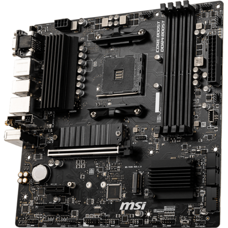 Материнская плата MSI B550M Pro-VDH WiFi Socket-AM4 AMD B550 4xDDR4, 4xSATA3, RAID, 2xM.2, 1xPCI-E16x, 4xUSB3.2, D-Sub, DP, HDMI, Glan, mATX