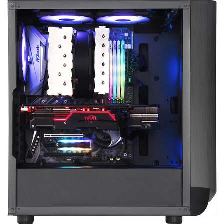 Корпус ATX Miditower Silverstone Seta A1 SST-SEA1TB-G Titanium/Black