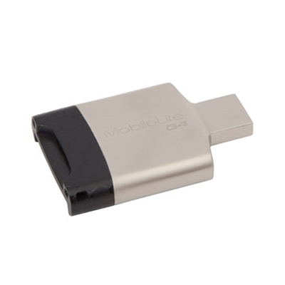Card Reader EXT Kingston MobileLite G4 (FCR-MLG4) USB3.0 Черно-серебристый