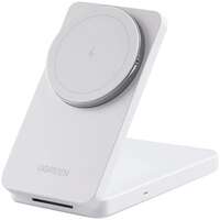 Беспроводная зарядная панель 2 в 1 Для IPhone, Airpods Ugreen W528 (45055) 7.5W White