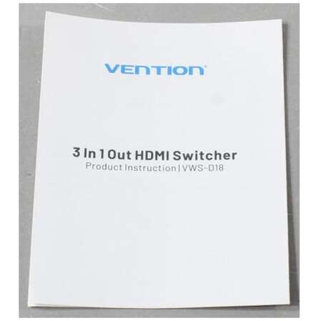 Переключатель Vention AKML0, 3 HDMI вход => 1 HDMI v2.0