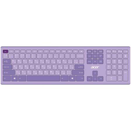 Клавиатура+мышь Acer OCC205 Wireless Purple