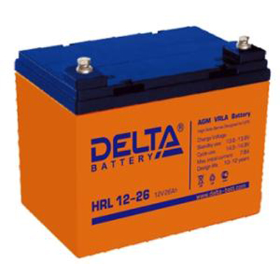 Батарея Delta HRL 12-26 12V 28Ah (165мм/125мм/175мм)