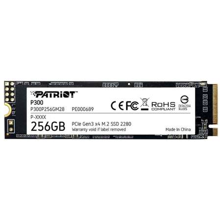 Внутренний SSD-накопитель 256Gb Patriot Memory P300P256GM28 P300 M.2 2280 PCIe NVMe 3.0 x4