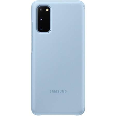 Чехол для Samsung Galaxy S20 SM-G980 Smart Clear View Cover голубой