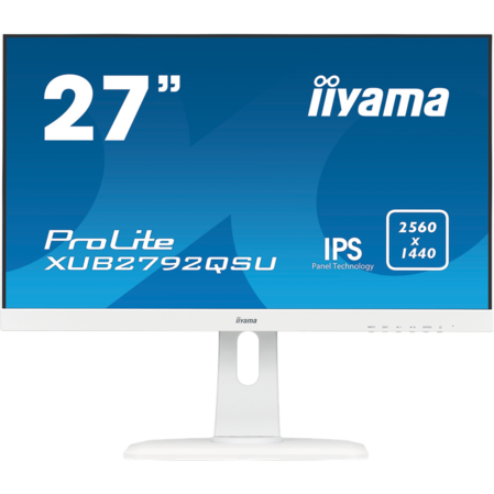 Монитор 27" Iiyama ProLite XUB2792QSU-W1 IPS 2560x1440 5ms DVI-D, HDMI, DisplayPort
