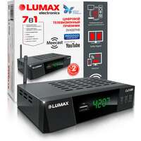 Ресивер Lumax DV4207HD черный DVB-T2