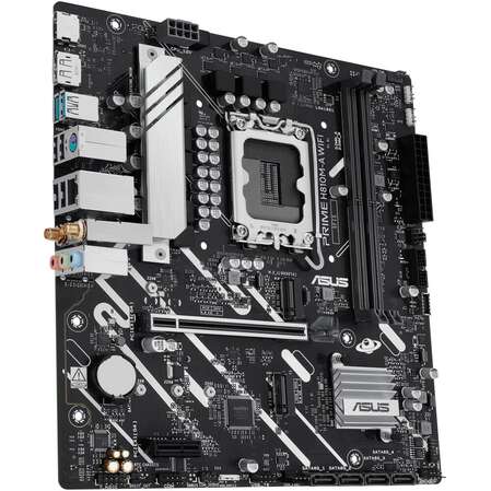 Материнская плата ASUS Prime H810M-A WIFI H810 Soc-1851 2xDDR5, 4xSATA3, 2хM.2, 1xPCI-E16x, 2xUSB3.2, DP, HDMI, WiFi, Glan, mATX