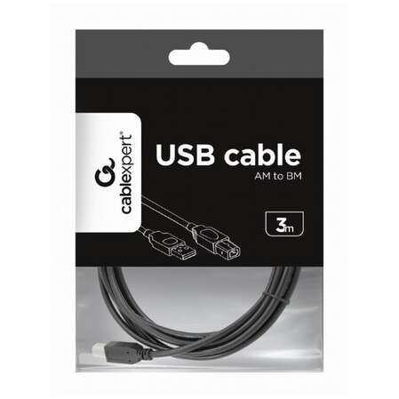 Кабель USB2.0 тип А(m)-В(m) 3,0м. 