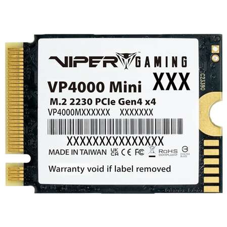 Внутренний SSD-накопитель 2000Gb Patriot Memory VP4000 Mini VP4000M2TBM23 M.2 2230 PCIe NVMe 4.0 x4