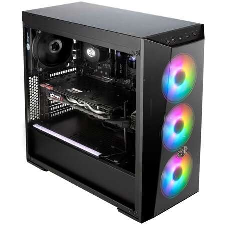 Корпус ATX Miditower Cooler Master MasterBox 5 Lite RGB MCW-L5S3-KGNN-05 Black