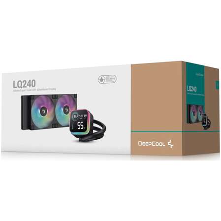 Система водяного охлаждения Deepcool LQ240 Black S1150/1151/1155/1200/1700/1851/AM4/AM5 Ret