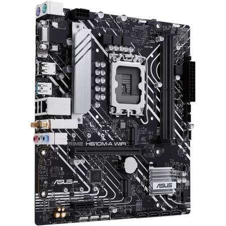 Материнская плата ASUS Prime H610M-A WiFi H610 Socket-1700 2xDDR5, 4xSATA3, 2xM.2, 1xPCI-E16x, 2xUSB3.2, D-Sub, DP, HDMI, WiFi, Glan, mATX