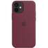 Чехол для Apple iPhone 12 mini Silicone Case with MagSafe Plum