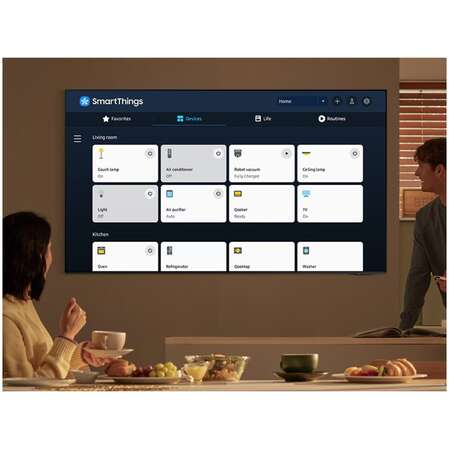 Телевизор 43" Samsung QE43Q60DAUXRU 2024 (4K UHD 3840x2160, Smart TV) серый (EAC)