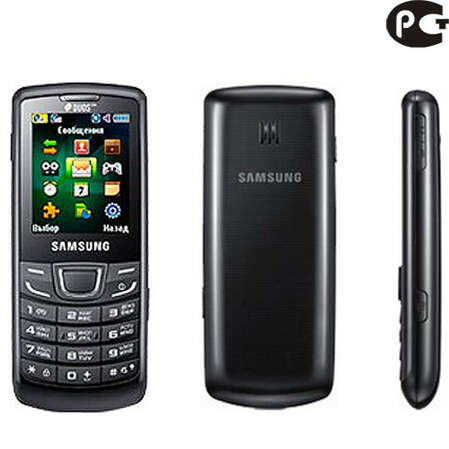 Смартфон Samsung E1252 black (черный)