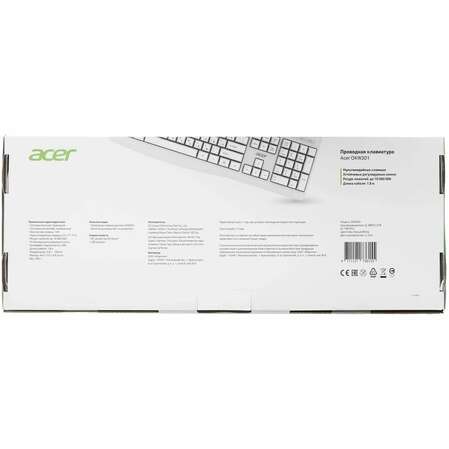 Клавиатура Acer OKW301 White