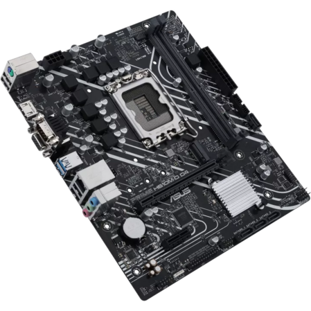 Материнская плата ASUS Prime H610M-D D4 H610 Socket-1700 2xDDR4, 4xSATA3, 1xM.2, 1xPCI-E16x, 2xUSB3.2, 1xCOM, D-Sub, HDMI, Glan, mATX