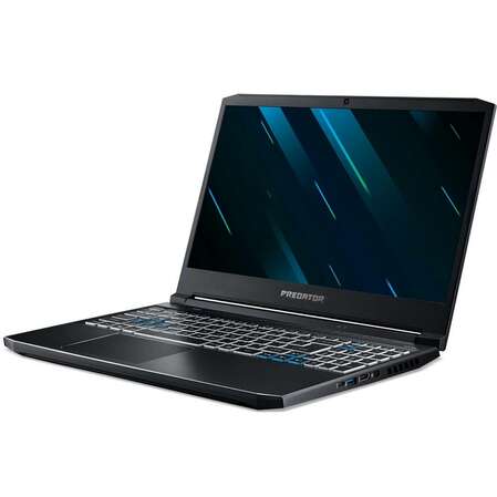 Ноутбук Acer Gaming PH315-53-77SQ Core i7 10750H/16Gb/1Tb SSD/NV RTX2070 8Gb /15.6" FullHD/DOS Black