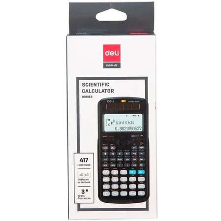 Калькулятор Deli ED991ES черный