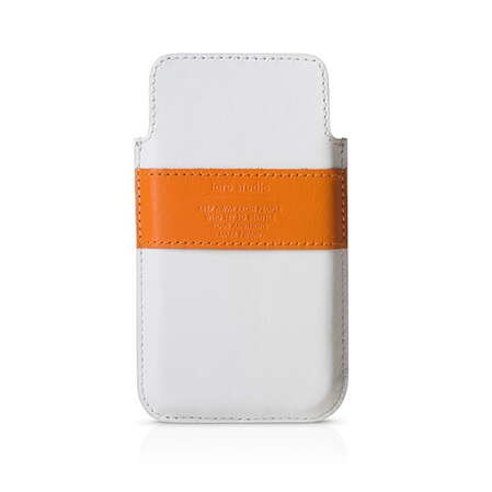 Чехол для iPhone 5 / iPhone 5S Laro Studio Mark LR 11087 белый/оранжевый