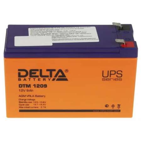 Батарея Delta DTM 1209, 12V  8.5Ah