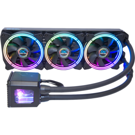 Система водяного охлаждения Alphacool Eisbaer Aurora 360 CPU Digital RGB S775/1150/1155/S1151/1366/2011, AM4/AM2/AM2+, AM3+/FM1, FM2)