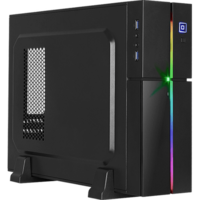 Корпус MicroATX Minitower AeroCool Playa Slim Black 