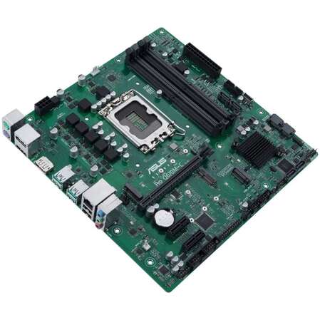 Материнская плата ASUS Pro Q670M-C-CSM Q670 Socket-1700 4xDDR5, 6xSATA3, 2xM.2, 1xPCI-E16x, 4xUSB3.2, 2xDP, HDMI, Glan, mATX