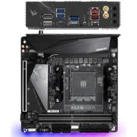 Материнская плата Gigabyte B550I AORUS Pro AX Socket-AM4 AMD B550 2xDDR4, 4xSATA3, 2xM.2, 1xPCI-E16x, 5xUSB3.2, 1xUSB3.2 Type C, DP, 2xHDMI, Wi-Fi, Glan, mini-ITX Ret