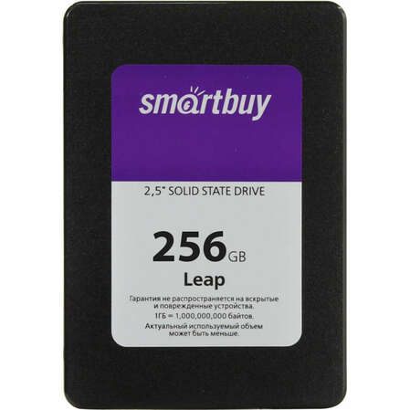 Внутренний SSD-накопитель 256Gb Smartbuy Leap SB256GB-LP-25SAT3 SATA3 2.5"