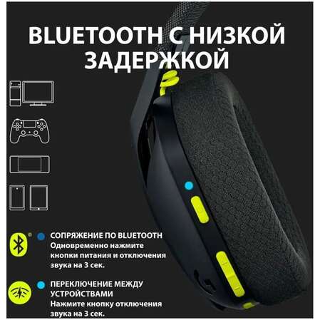 Гарнитура Logitech G435 Gaming Headset Black