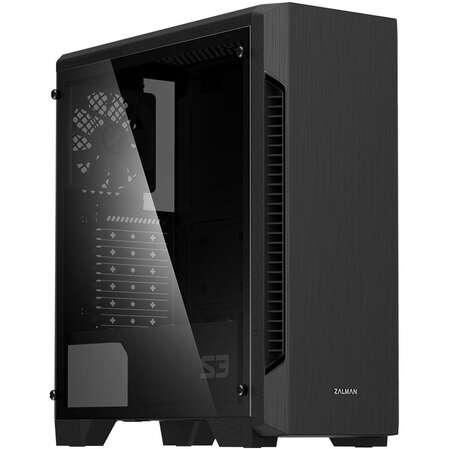 Корпус ATX Miditower Zalman S3 TG Black