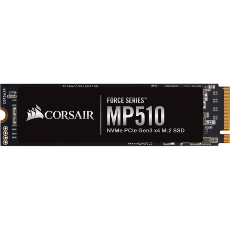 Внутренний SSD-накопитель 480Gb Corsair Force MP510 (CSSD-F480GBMP510B) M.2 2280 PCIe NVMe 3.0 x4